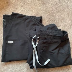 Black figs womens scrubs